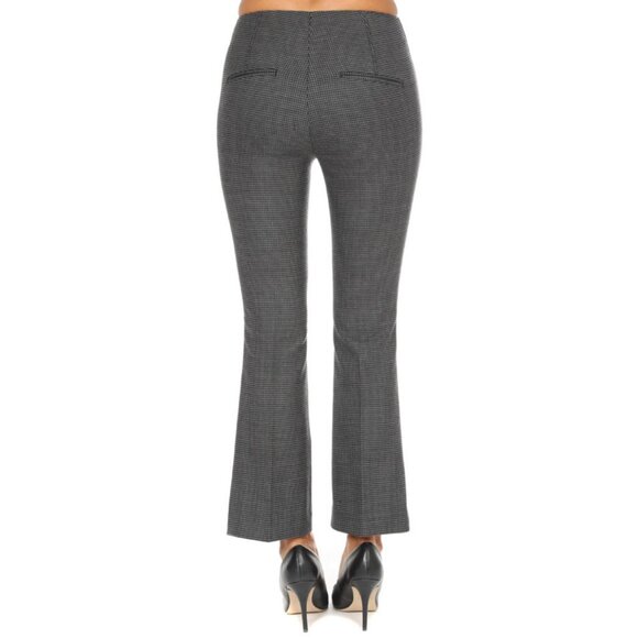 Helmut Lang Houndstooth Cropped Flare Pant Size 2 - Picture 5 of 16